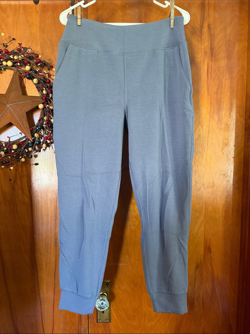 Women's Slate Blue Jogger Pants - Comfortable Everyday Track Pants